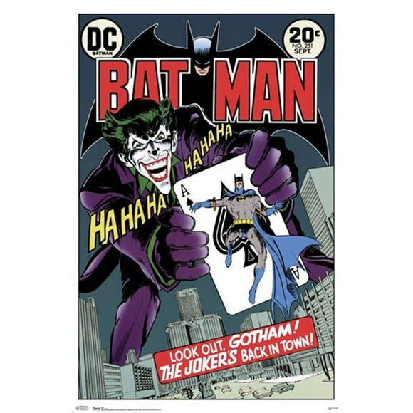Pyramid Posters PYR6846 Batman - Joker Cover Poster -24.00 x 36.00