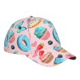 thumbnail image 3 of Haiem Cupcakes and Donuts Baseball Cap Dad Hat Cotton Soft Adjustable Fashion Hats for Men Women Unisex Style Headwear, 3 of 9