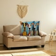 thumbnail image 4 of BKER Abstract Color Polyester Animal Throw Pillow Covers Featuring Dogs And Cats For Home Sofa Decoration", 4 of 4