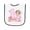 White and Navy, variant on Inktastic Fairy Birthday Girl One Baby Terry Cloth Bib