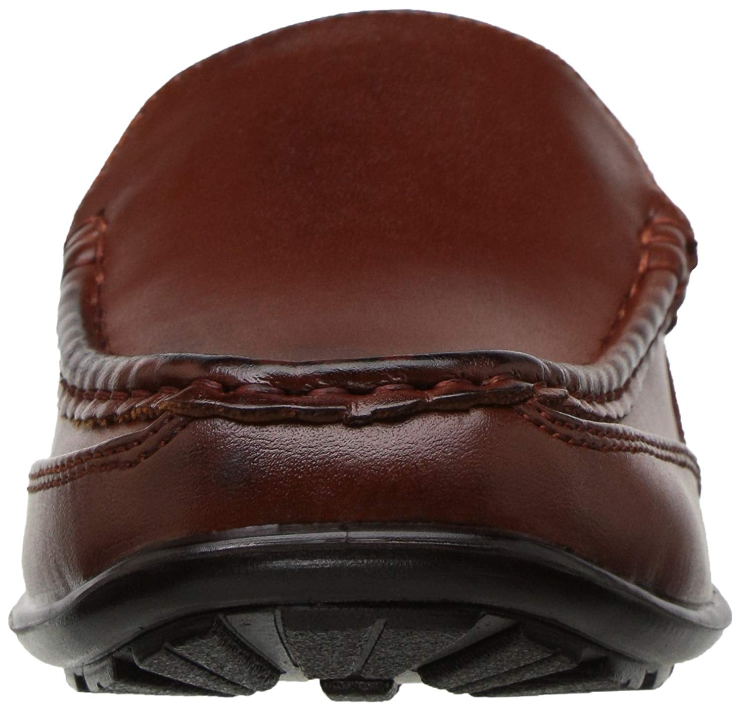 Deer Stags Boys' Booster Driving Moc Slip-On - Dark Luggage - 6.5 Big Kid Medium
