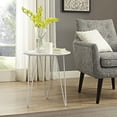 thumbnail image 4 of Modway Digress Modern Fiberboard Wood and Steel Side Table in White, 4 of 4