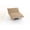 khaki, variant on Leumius Accent Armless Chair Lazy Sofa Chair with Solid Wood Frame & Backrest,Corduroy Casual Single Sofa Chair for Living Room,Bedroom,Blue