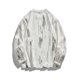 thumbnail image 4 of Blusas y camisas de manga larga con cuello redondo para hombre Suéter con estampado de camuflaje de grano vertical Sudadera con capucha de cuello redondo para hombre Blusa de poliéster para hombre, 4 of 9