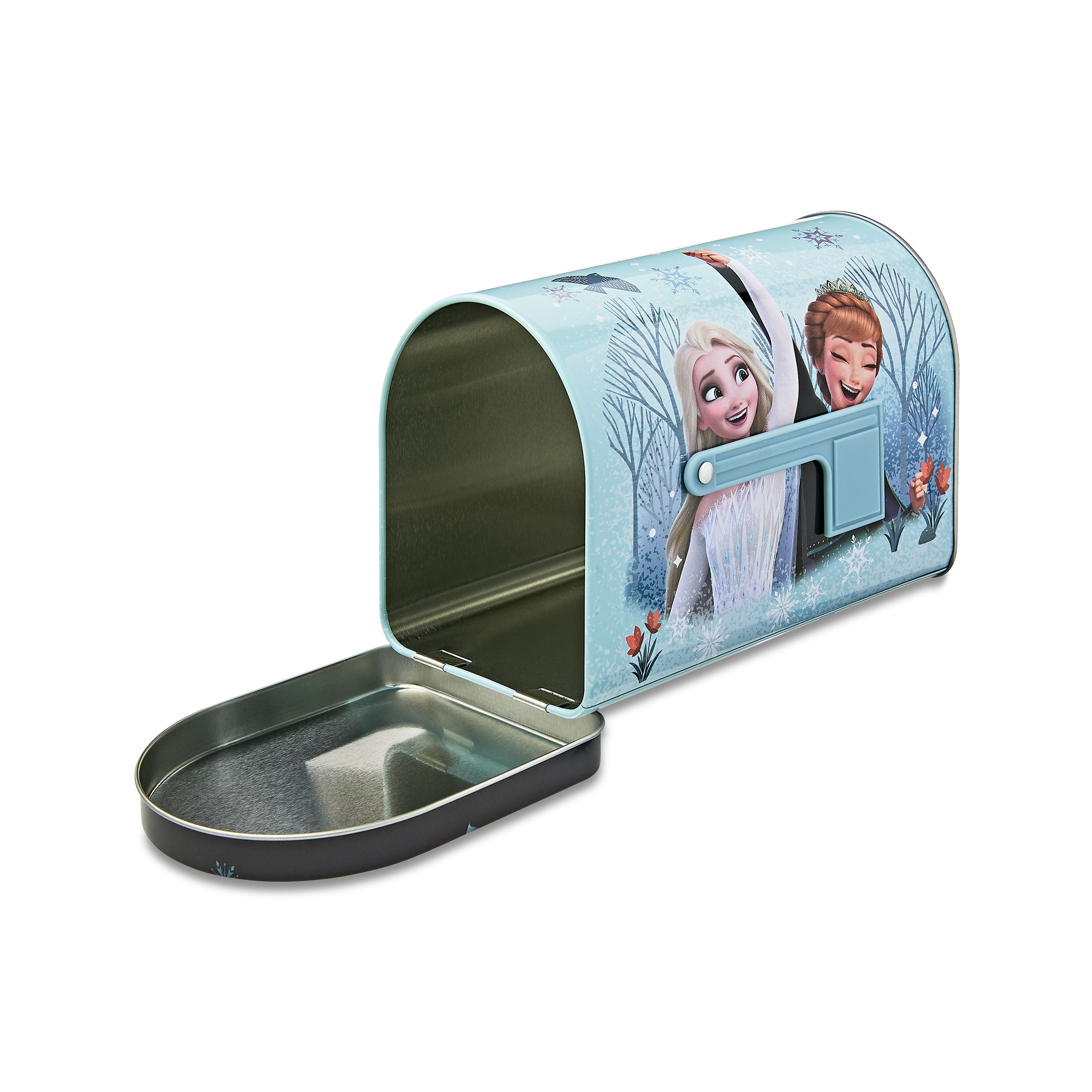 Disney Frozen Tin Mailbox, 1 Count, New, Valentine's Day