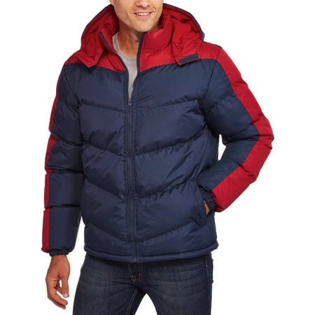 Climate Concepts Men's Polar Fleece Lined Bubble Jacket, up to size 5XL ...