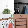 thumbnail image 5 of Set Of 12 S-hooks S-hook Black Metal Rust-proof S-shaped Hook For Kitchen Bathroom Bedroom Office And Garden(black), 5 of 5