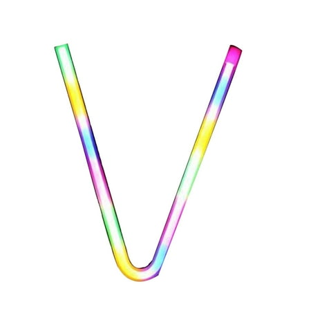 

Ruanlalo LED Four-color English Alphabet Neon Lights Birthday Party Christmas Decoration V