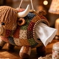 thumbnail image 6 of Patchwork Animal Tissue Box Cover, DIY Craft Kit Fabric Tissue Holder for Living Room Bedroom, Handmade Assembly Decorative Practical Home Accent, 6 of 6