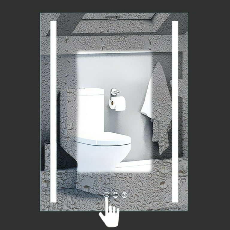ExBrite 24 Inch LED Mirror Vanity Round Mirrors Bathroom Anti-Fog Mirr –  Carlo Home