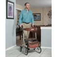 thumbnail image 3 of Drive Medical Adjustable Easy Steering Lightweight Nitro DLX Rollator, Champagne, 3 of 6