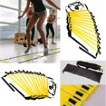 thumbnail image 4 of Escaleras de velocidad y agilidad con correas de nailon para entrenamiento, escalera ágil para fitness, fútbol, fútbol americano, equipo de escalera de velocidad, 4 of 5