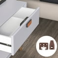 thumbnail image 3 of KAKOWELY drawer guide rail 4 Set Drawer Track Guides Plastic Glides Drawer Positioner Install Furniture Accessories For Cabinet Dresser And Drawer Systems, 3 of 4