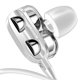 thumbnail image 1 of Seitruly Auriculares intrauditivos con cable de 3,5mm, auriculares HIFI para música, deporte, juegos, auriculares con micrófono para IPhone, Xiaomi, Cables de audio/vídeo Blanco, 1 of 8