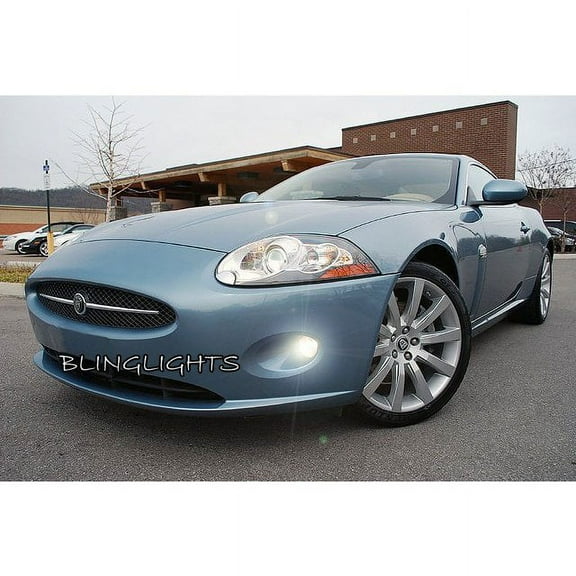 New 2007 2008 2009 Jaguar XK XKR Xenon Foglamps Foglights Fog Lamps Driving Lights Kit