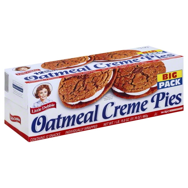 Little Debbie Big Pack Oatmeal Creme Pies, 31.78 oz