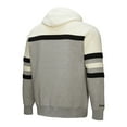 thumbnail image 3 of Men's-Mitchell & Ness  Heather Gray Miami Dolphins Head Coach Vintage Logo Pullover Hoodie, 3 of 7
