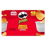 Pringles Potato Crisps Chips, Lunch Snacks, Original, 32oz Box, 48 Ct