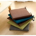 thumbnail image 2 of 1 PCS Square Chair Pad with Ties for Dining Chairs Cotton Linen Kitchen Chair Cushions Floor Pillow Pad with Removable Cover, 2 of 10