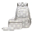 thumbnail image 1 of GPOECD Cute Large Capacity Printed Backpack Set for Female High School Junior High School and Elementary Student School Backpack Grey,One Size, 1 of 5