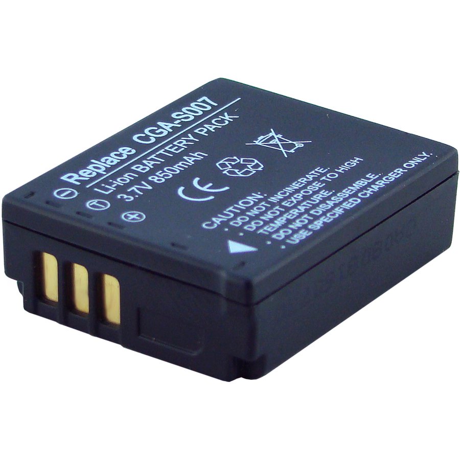 850mAh LiIon Camera/Camcorder Battery for PANASONIC