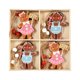 thumbnail image 3 of 12 piezas de colgante de madera de Navidad con forma de hombre de jengibre para colgar en el árbol de Navidad para decoración del hogar, decoraciones para fiestas de Navidad, Año Nuevo, 3 of 5