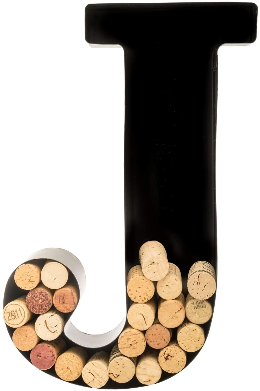 Personalized Monogram Letter Initial Wine Lovers Cork Holder Wall Art Bar Decor 