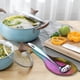 thumbnail image 2 of Soporte de cuchara de acero multifunción para utensilios de cocina Soporte largo para cucharón y espátula para el hogar Cocina Restaurante Acabado cepillado Cuchara de acero inoxidable en forma de pez, 2 of 4