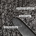 thumbnail image 6 of Memoryfield 10' x 13' Modern Braided Area Rug, Washable Floor Cover, Non-Slip Stain-Resistant Soft Rug for Living Room Bedroom Office, Dark Gray, 6 of 7