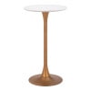 thumbnail image 3 of Table de Bar Auray Blanc et Or, 3 of 6