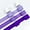 Purple, variant on Crepe Paper Streamers 8 Rolls 25m Crepe Paper Decorations for Birthday Party, Baby Shower or Reunion (Blue Gradient)