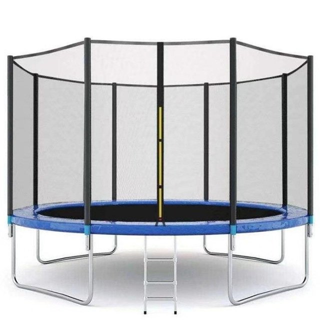 DYNWAVECA Trampoline Net Weather Resistant for 6 Poles Accessories ing Space Saving Breathable Enclosure Net for Outdoor Diameter 244cm