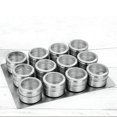 thumbnail image 2 of Estante De Almacenamiento De Especias De Acero Inoxidable / Tarros De Condimento Juego De Contenedores Para La Cocina Del Hogar, Hotel, Restaurante, C 12 piezas Baoblaze Jarra de especias de acero inoxidable 3pcs, 2 of 8