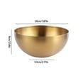 thumbnail image 3 of Large Stainless Steel Mixing Bowl for Kitchen | Salad Prep & Food Mixing | 28x13x13cm Metal Bowl | 1-Piece Set for Cooking & Baking, 3 of 6