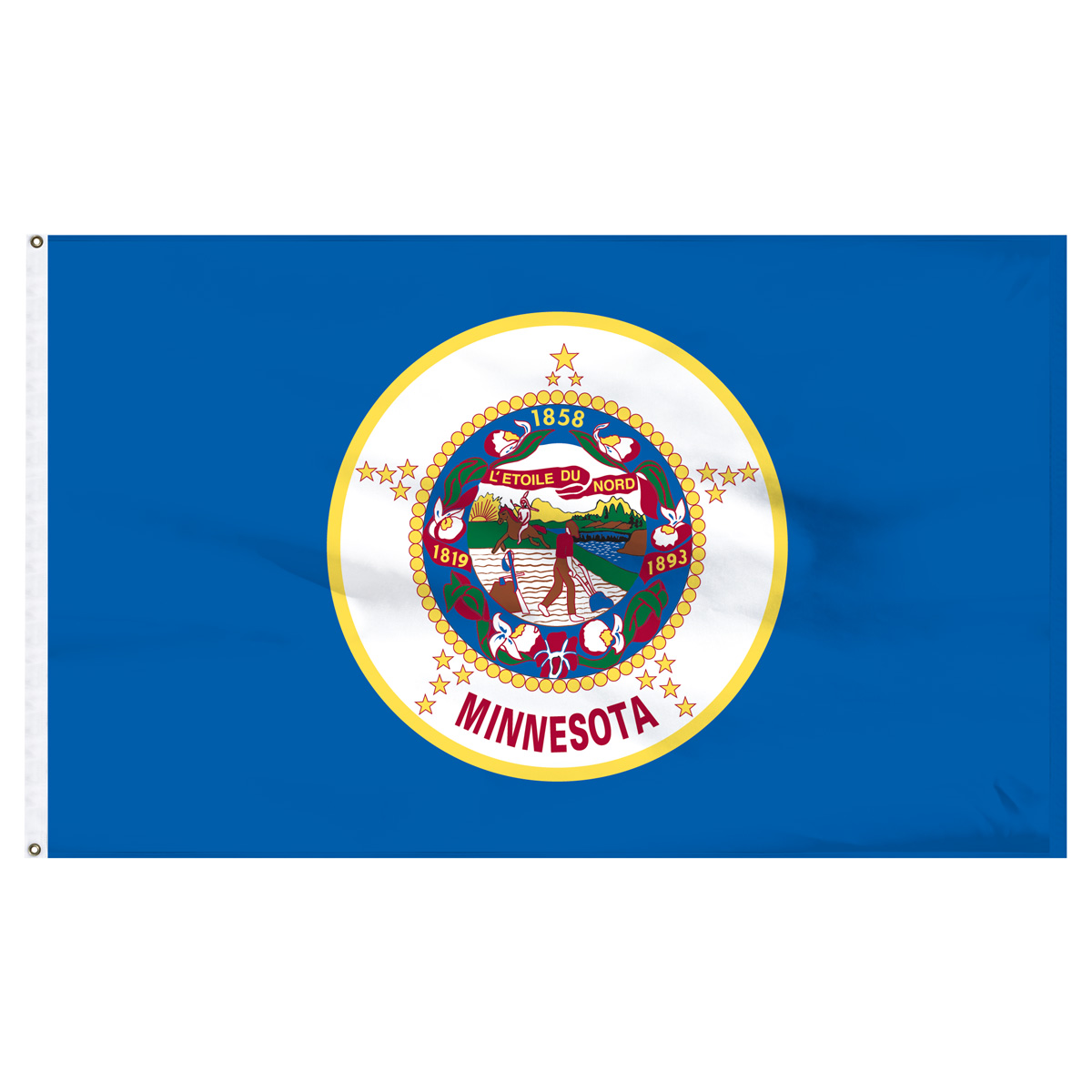 Minnesota Flag 5 x 8 Feet Nylon - Walmart.com