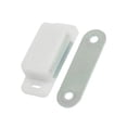thumbnail image 4 of Uxcell Furniture Cupboard Door Magnetic White Silver Tone Latch Catch 4 Pack, 4 of 4