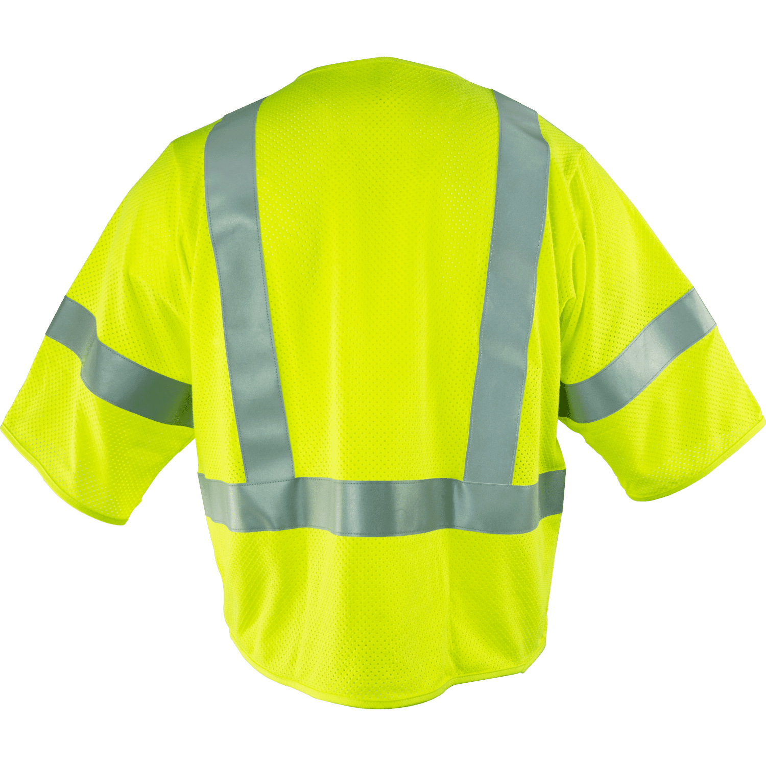 Ironwear 1258 Class 3 Flame-Resistant Safety Vest w/ Zipper & Radio Tabs