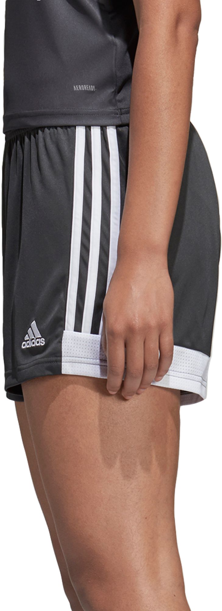 adidas black soccer shorts