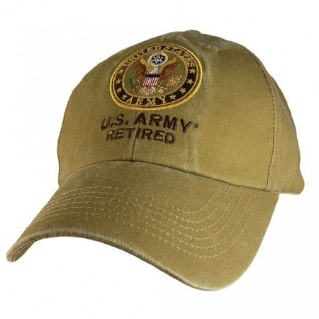 Us Army Ball - US Army Retired Military Khaki Ball Cap
