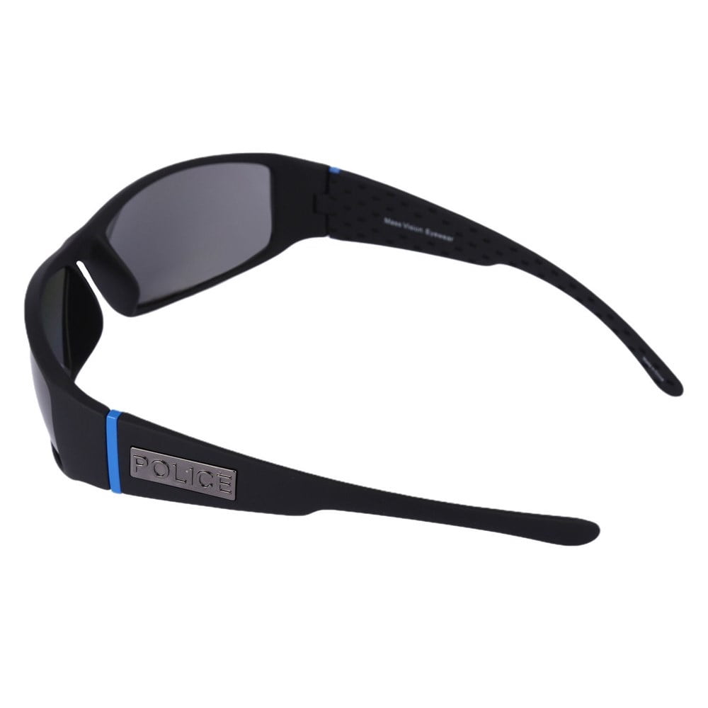 Police/Sheriff TAC Polarized Sport Wrap Thin Blue Line Sunglasses