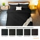 thumbnail image 2 of Juego de Funda para Edredon Duvet Dreamlab, Tamaño King Size, Color Negro, 3 Piezas, 2 of 9