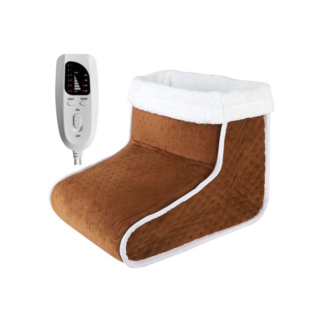 Electric Heated Foot Warmer Foot Heating Pad for Men and Women with Fast Heating Technology Heating Pad Auto Shut-Off with Timer Levels Setting