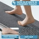 thumbnail image 4 of Alfombra de baño antideslizante | Alfombra absorbente para baño y dormitorio | Alfombra de PVC gris/beige de 60 x 40 cm | Alfombra de entrada lavable y de secado rápido, 4 of 6