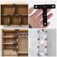 thumbnail image 3 of unbranded 40Ud Ángulos Reforzados En T De Acero Laminado Frío Negro Para Estantes Y Muebles En El Hogar, 3 of 8