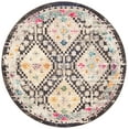 thumbnail image 3 of SAFAVIEH Madison Lanford Vintage Geometric Area Rug, Black/Yellow, 9' x 9' Round, 3 of 10