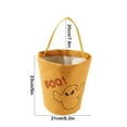 thumbnail image 3 of NWOKYZGH 1Pc Halloween Trick or Treat Bag, Pumpkin Canvas Candy Tote Bucket Multipurpose Portable Collapsible Reusable Bucket - Best Halloween Party Gifts, 3 of 6