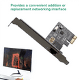 thumbnail image 6 of PCIE to RJ45 Network Card 10/100/1000Mbps RJ45 PCI Express Converter LAN Ethernet Gigabit Adapter PCIe for Desktop PC, 6 of 8