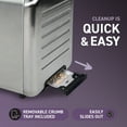 thumbnail image 5 of Inspirex Touch Screen Toaster - 2 Slice Extra-Wide Slots - 5 Bread Type and 6 Browning Levels - Defrost, Reheat, Favorite, Single Slot Settings - Stainless Steel, 5 of 7