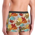 thumbnail image 3 of Fotbe Fall Maple Leaves Men’s Total Support Pouch Boxer Briefs, X-Temp Cooling, Moisture-Wicking Underwear, Regular, Long-leg and Trunk-Large, 3 of 6