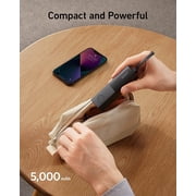 Anker Portable Charger, 2-in-1 Hybrid Charger, 5,000 mAh 20W Power Delivery for iPhone 15/15 Plus/15 Pro/15 Pro Max, iPhone 14/13/12 Series, Samsung S22, Google Pixel, Apple Watch, AirPods,and More